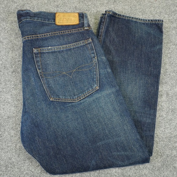 Polo Ralph Lauren Jeans Mens 35x30 (Fits 38x29) Hampton Relaxed Straight Denim - Picture 16 of 16